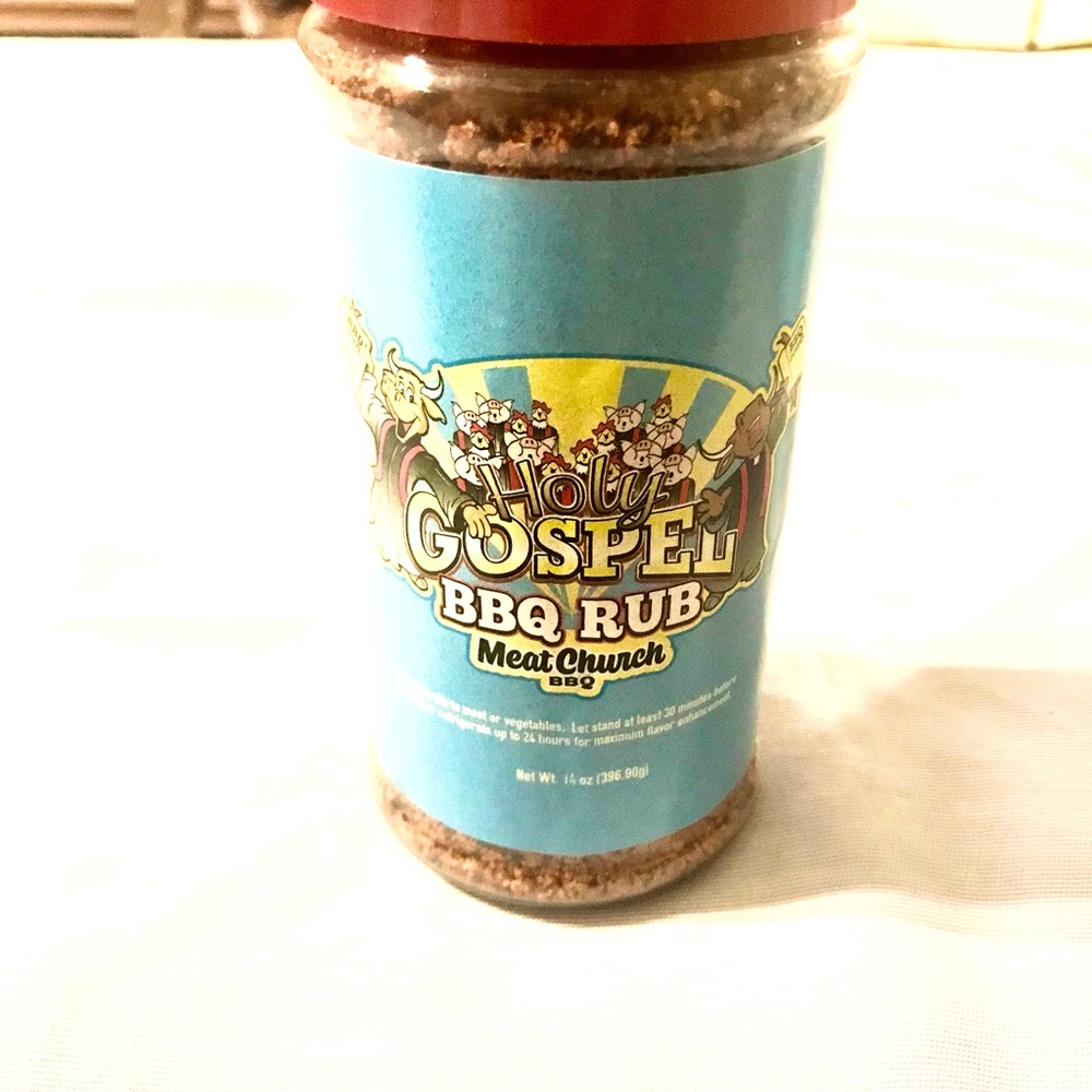 Holy Gospel BBQ rub Meat Church BBQ